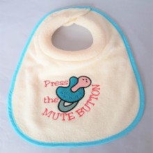 Baby Bib-Press the Mute Button